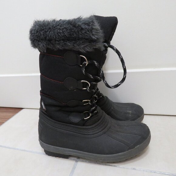 PAJAR Olga Winter Snow Duck Boots in Black Gorpcore Outdoor - Size US 6 - Picture 2 of 16